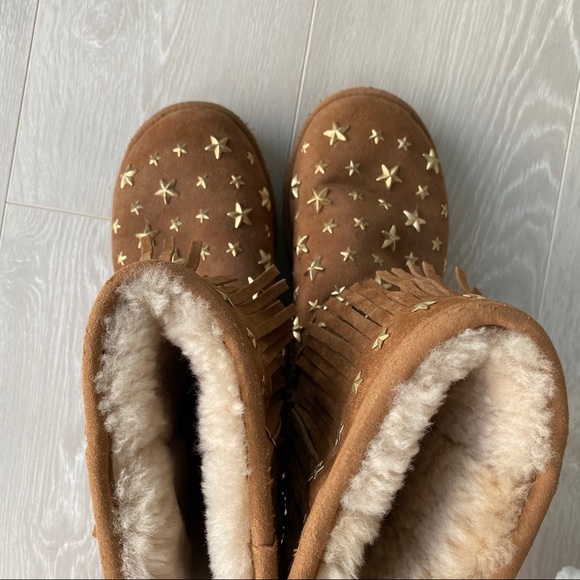UGG® Australia & Jimmy Choo 'Starlit' Fringe Boot - Picture 5 of 6
